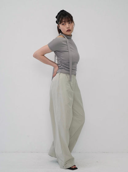 adjust button balloon pants