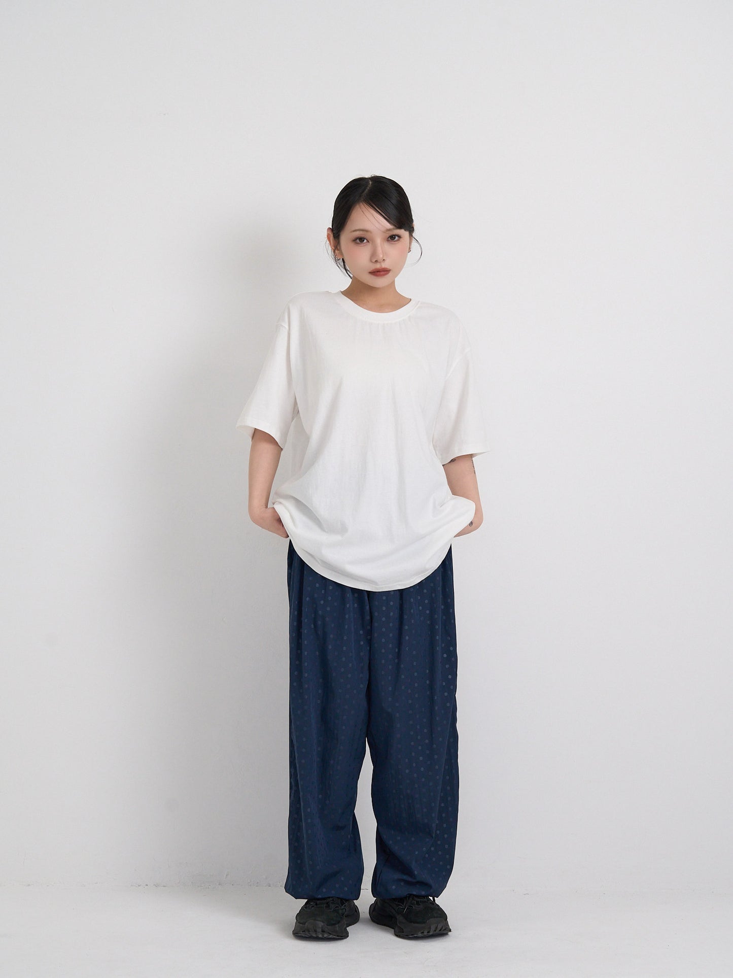 drawstring dot pants