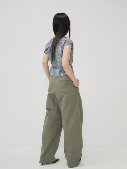 adjust button balloon pants