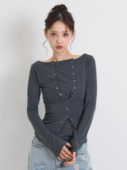 double row button tops