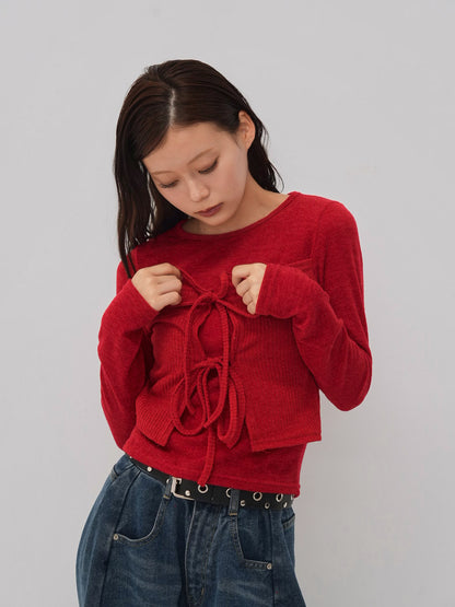 ribbon layered tube tops