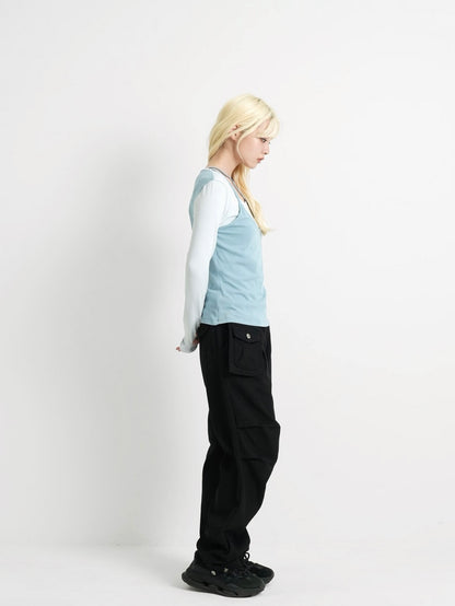 panel pocket cargo pants