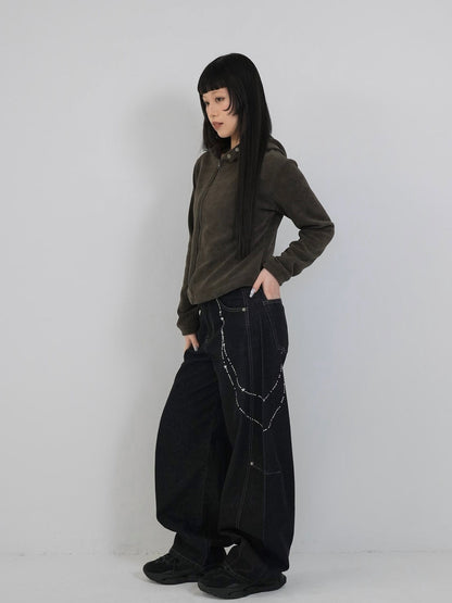 fabric hood zip tops