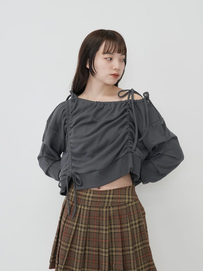 ribbon off shoulder tops