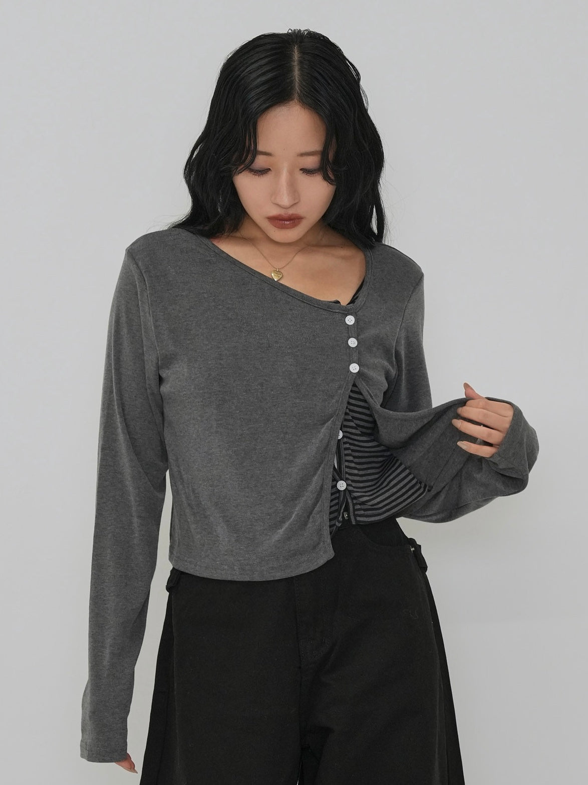 border peek cardigan