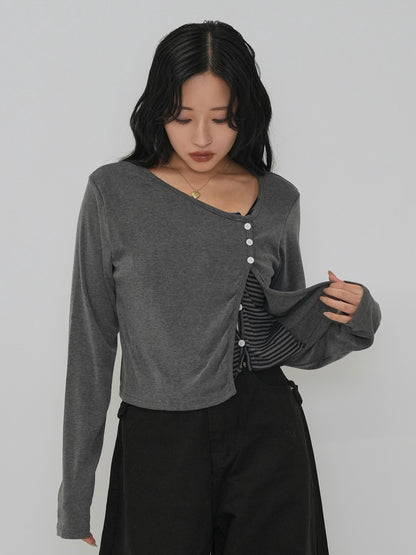 border peek cardigan