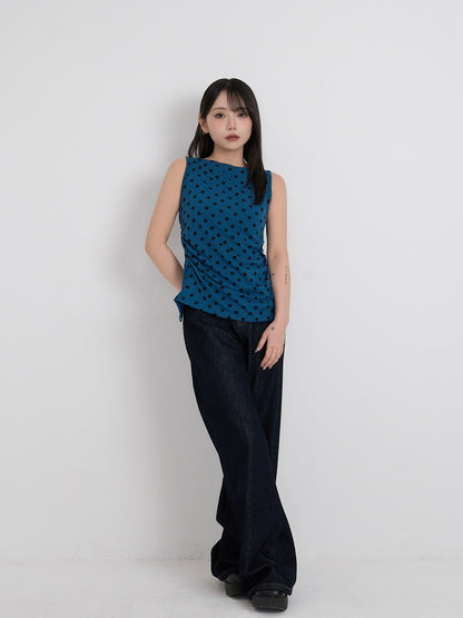 dot back cut out tops