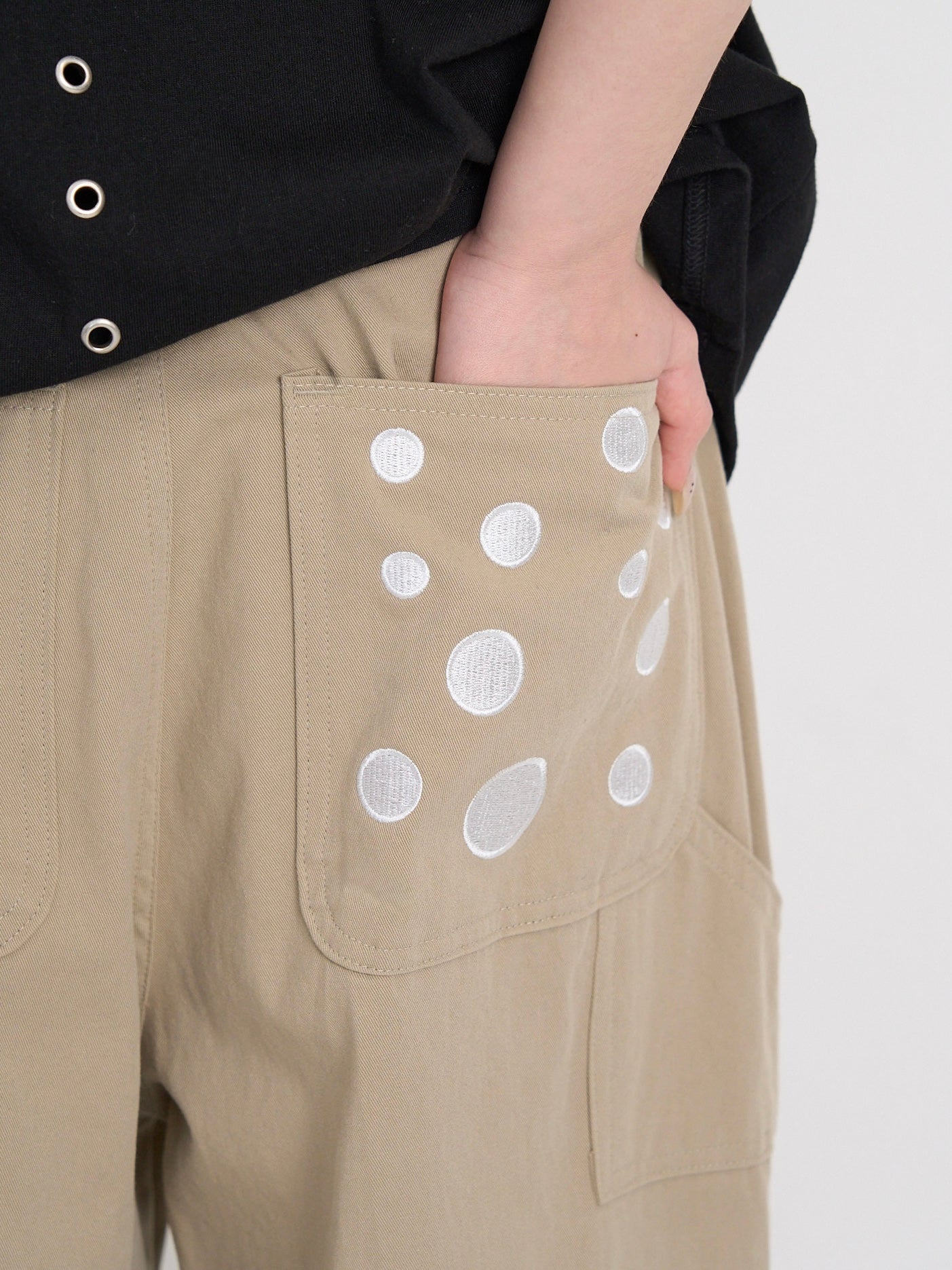 dot pocket pants