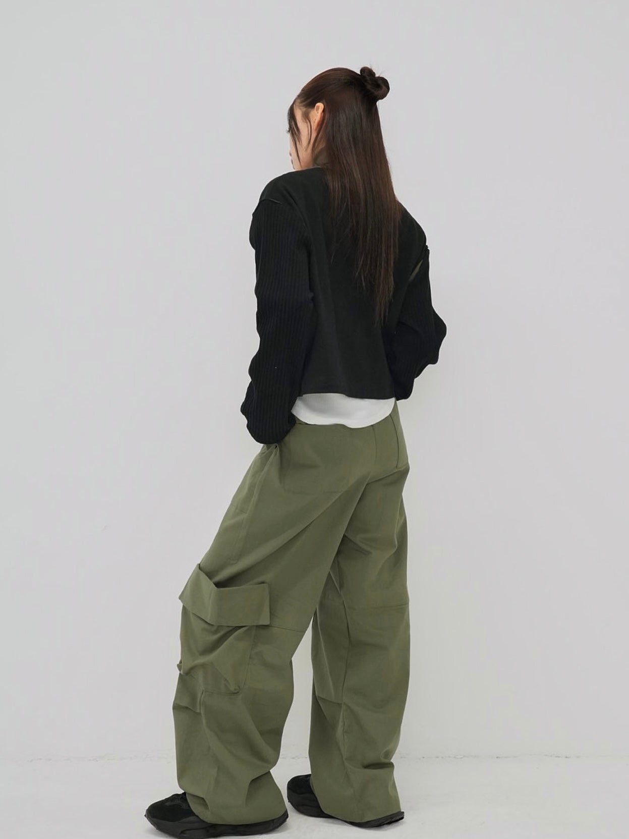 color block two way zip jacket