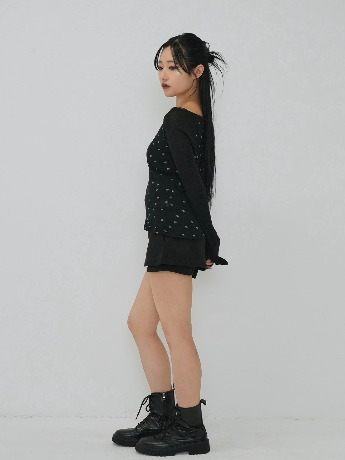 suede mini skirt pants