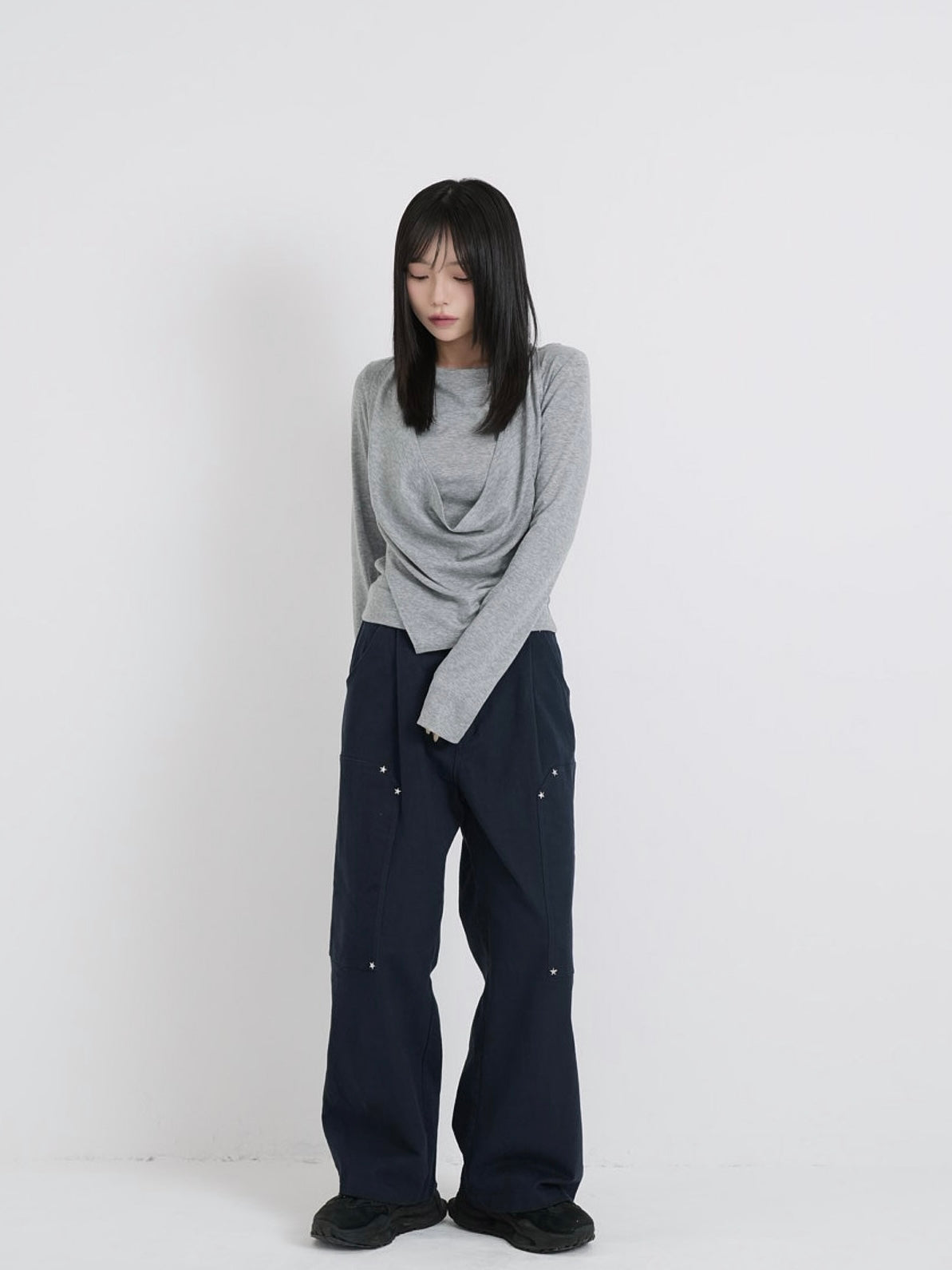 halter drape tops