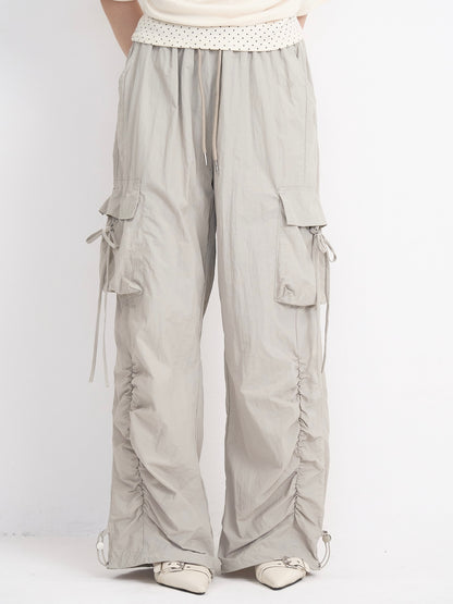 volume drawstring cargo pants