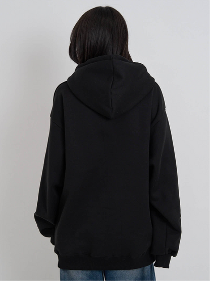 star check patch hoodie