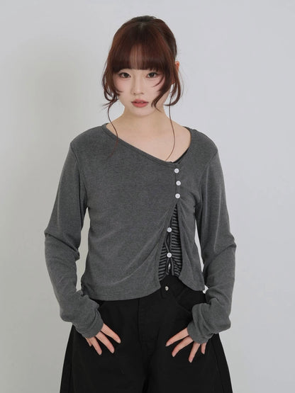 border peek cardigan