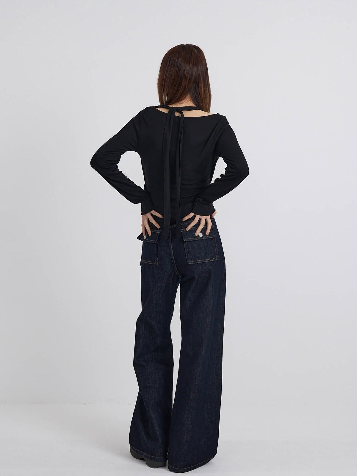 halter drape tops
