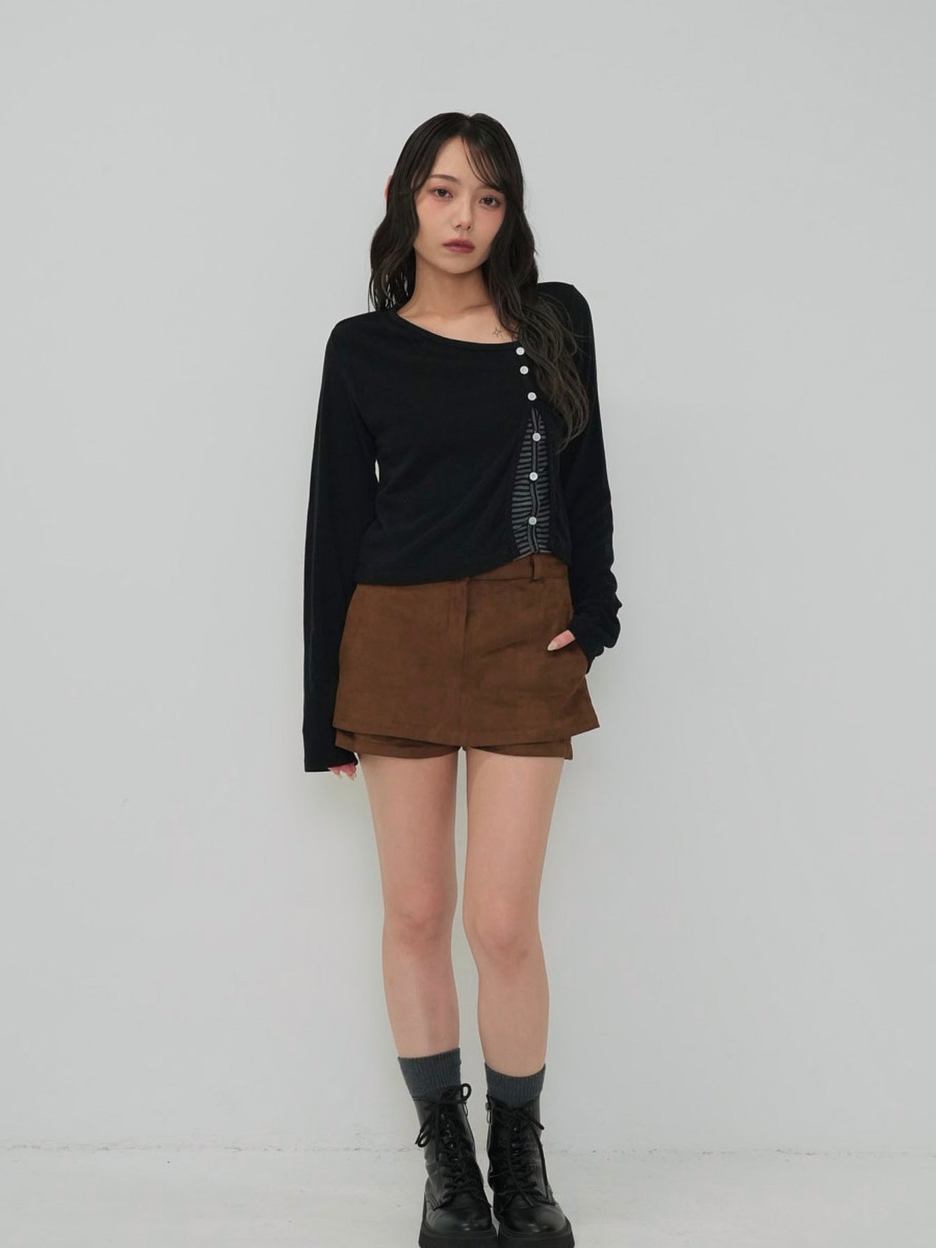 border peek cardigan