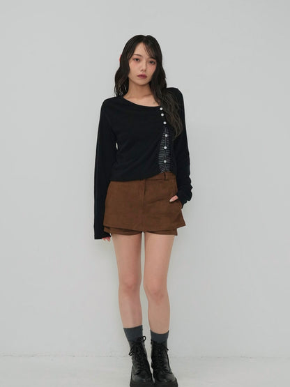 border peek cardigan