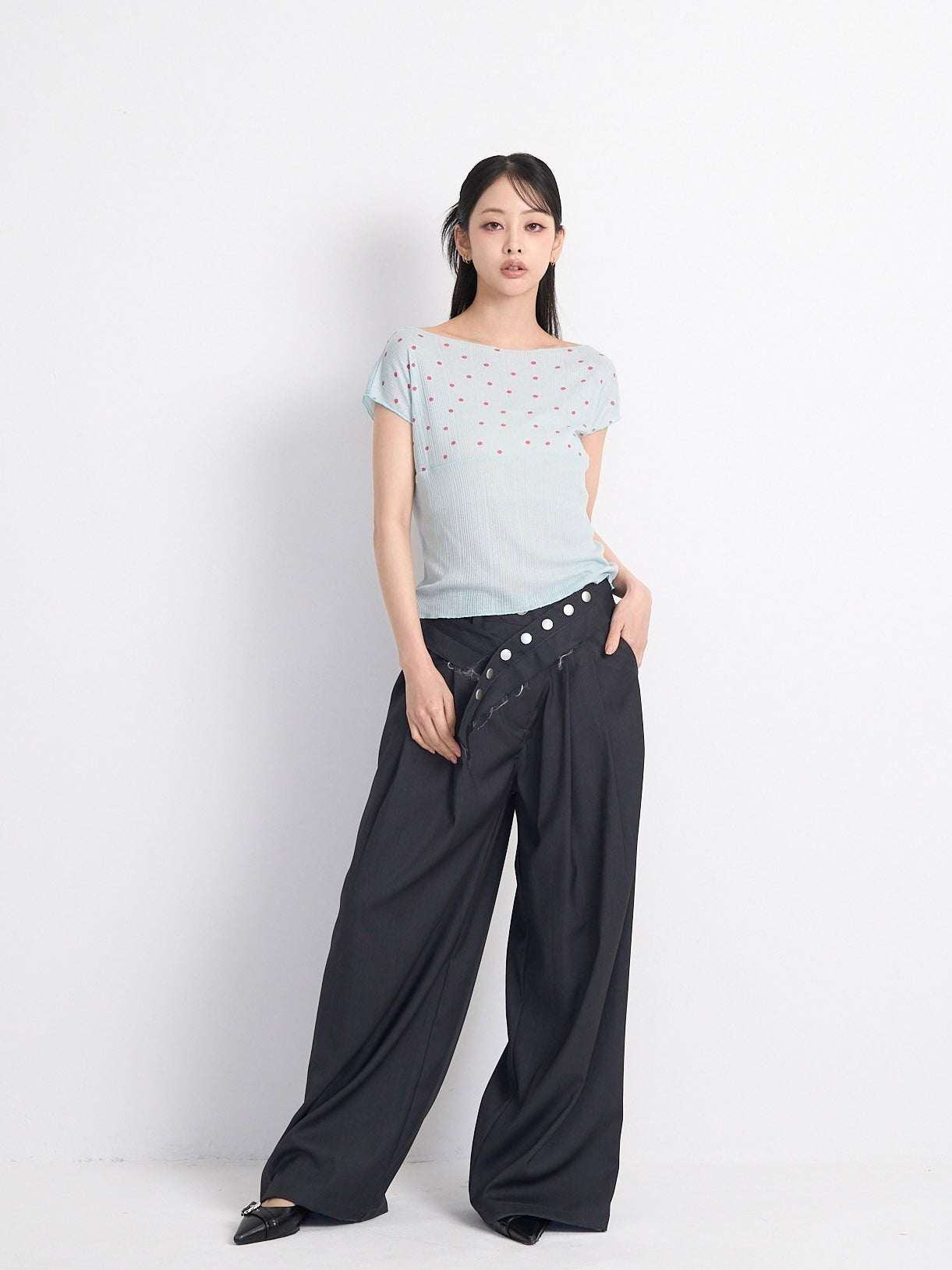yoke dot rib tops