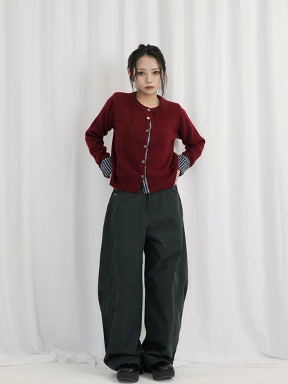 check shirt knit