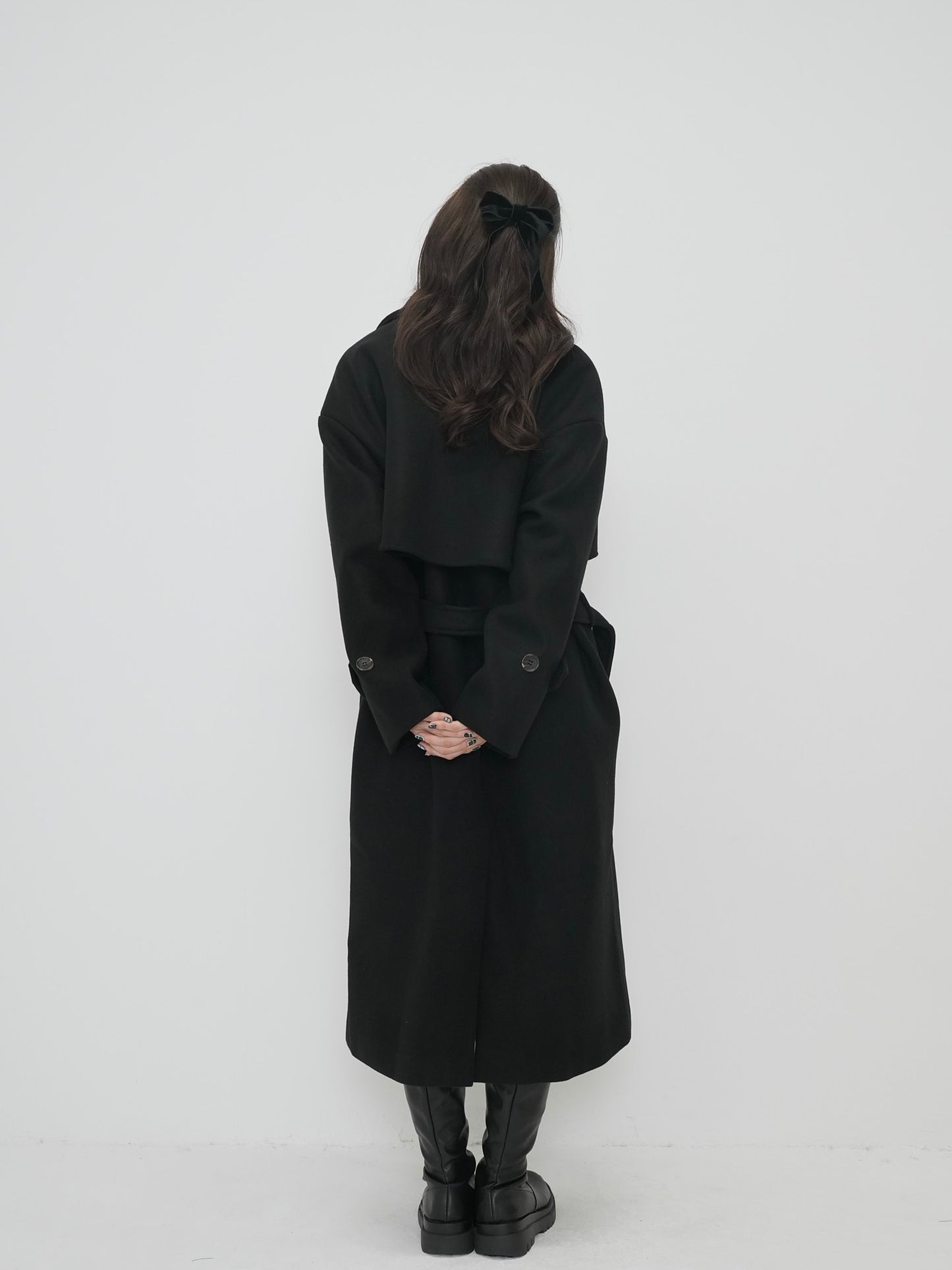 trench wool coat