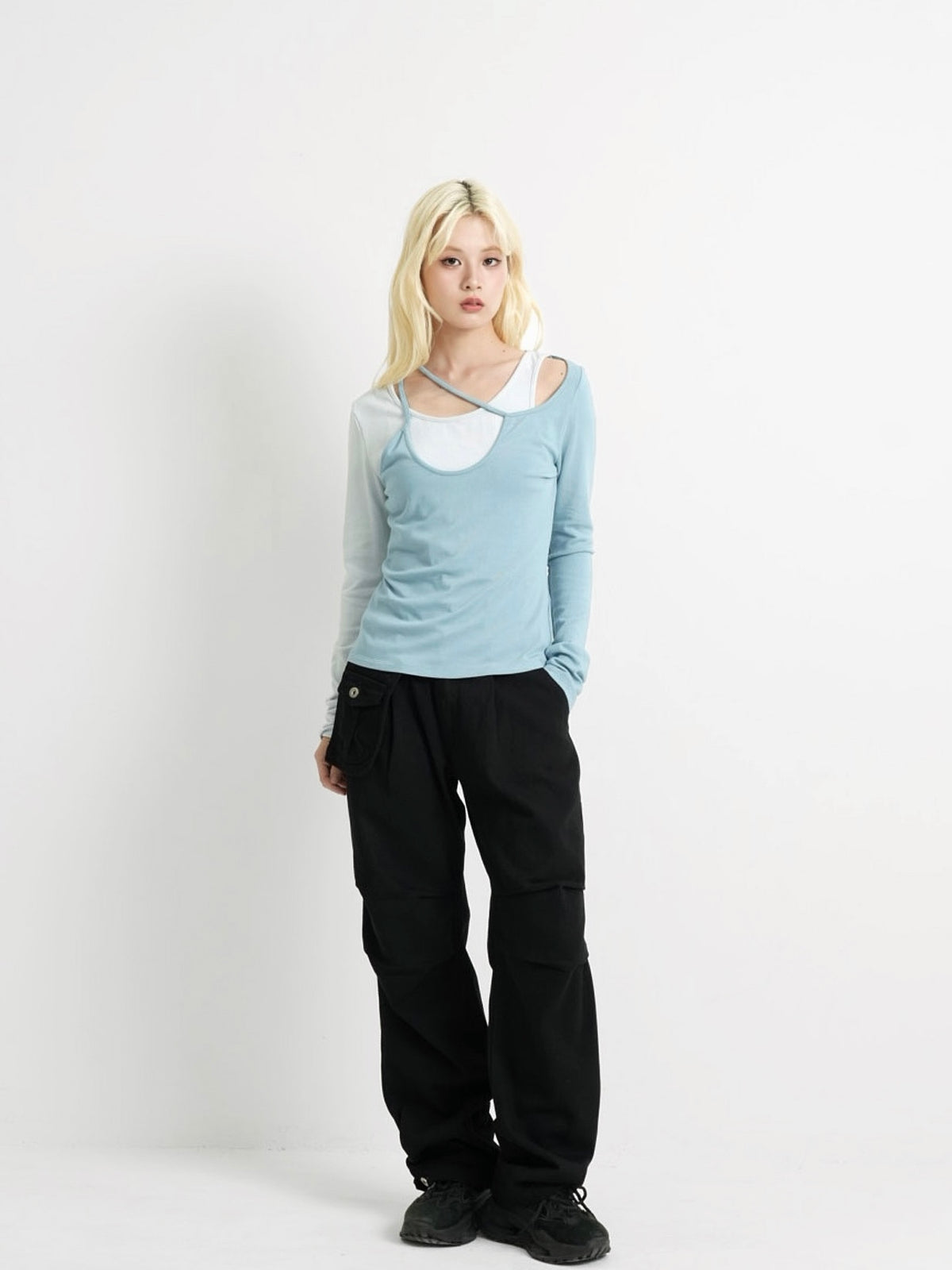 panel pocket cargo pants