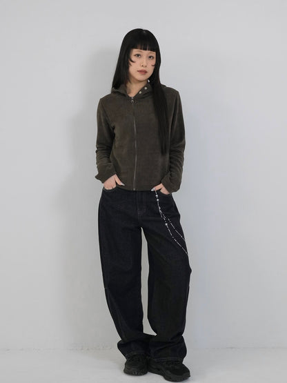 fabric hood zip tops