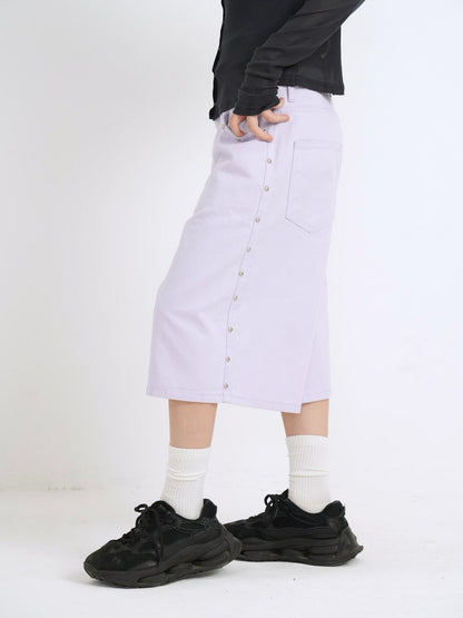 side stud bermuda pants