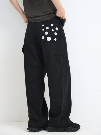 dot pocket pants