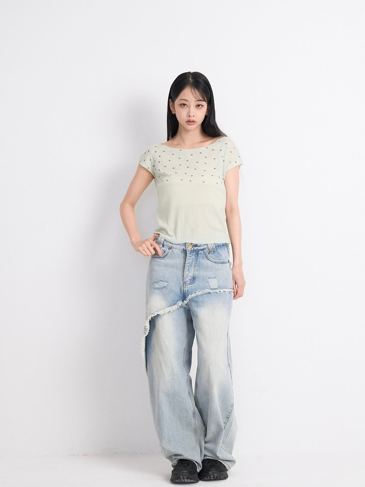 yoke dot rib tops