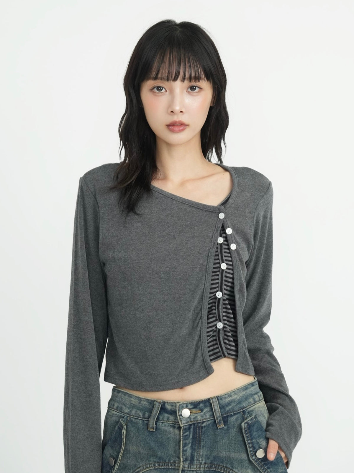 border peek cardigan