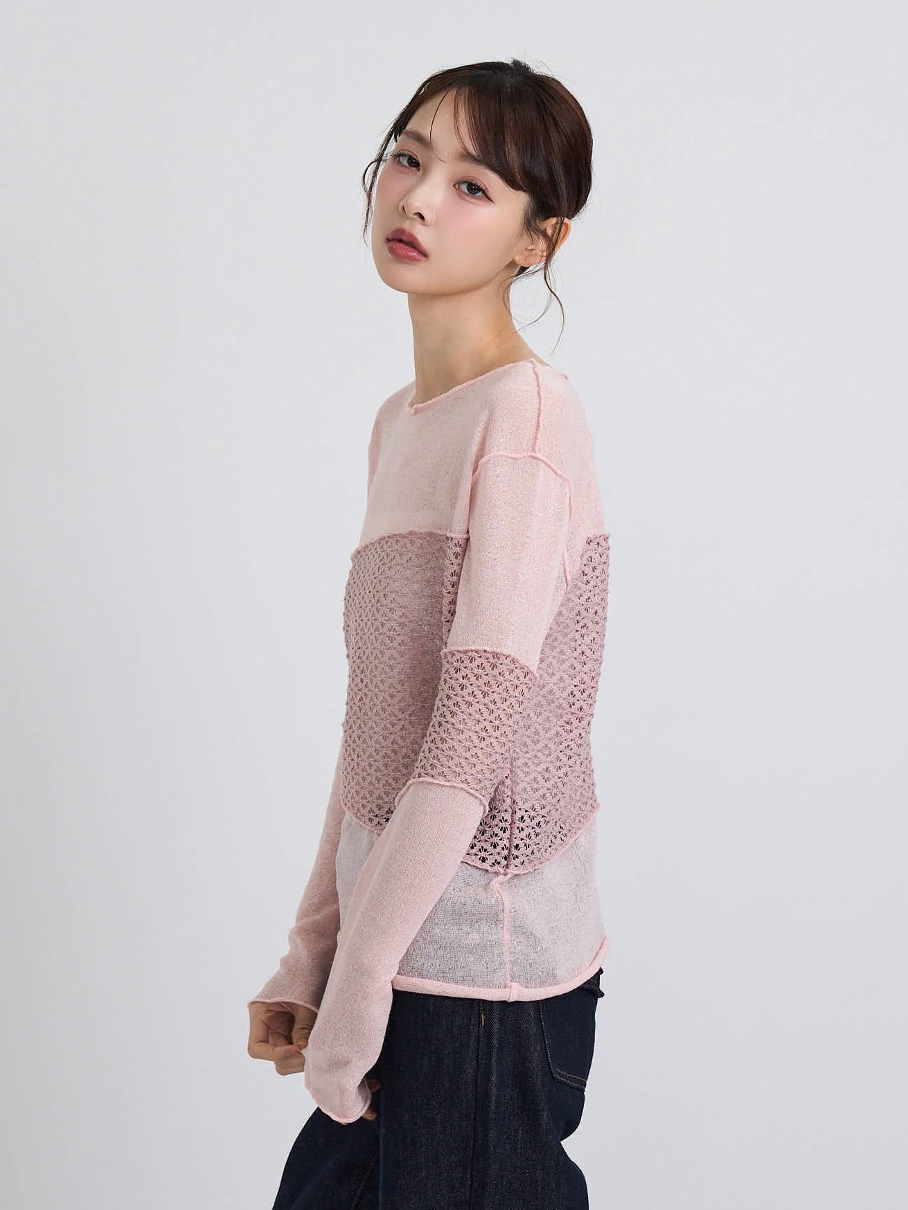 airy open summer knit tops