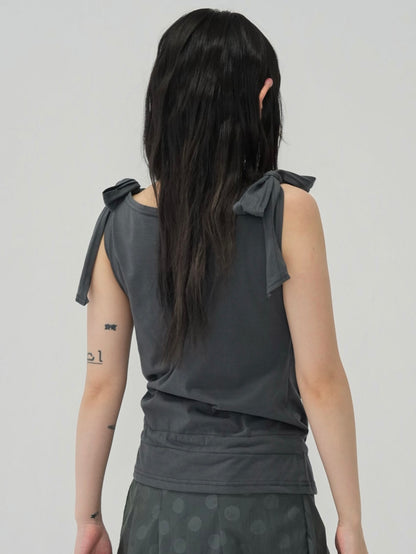 ribbon strap gather tops
