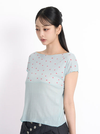 yoke dot rib tops