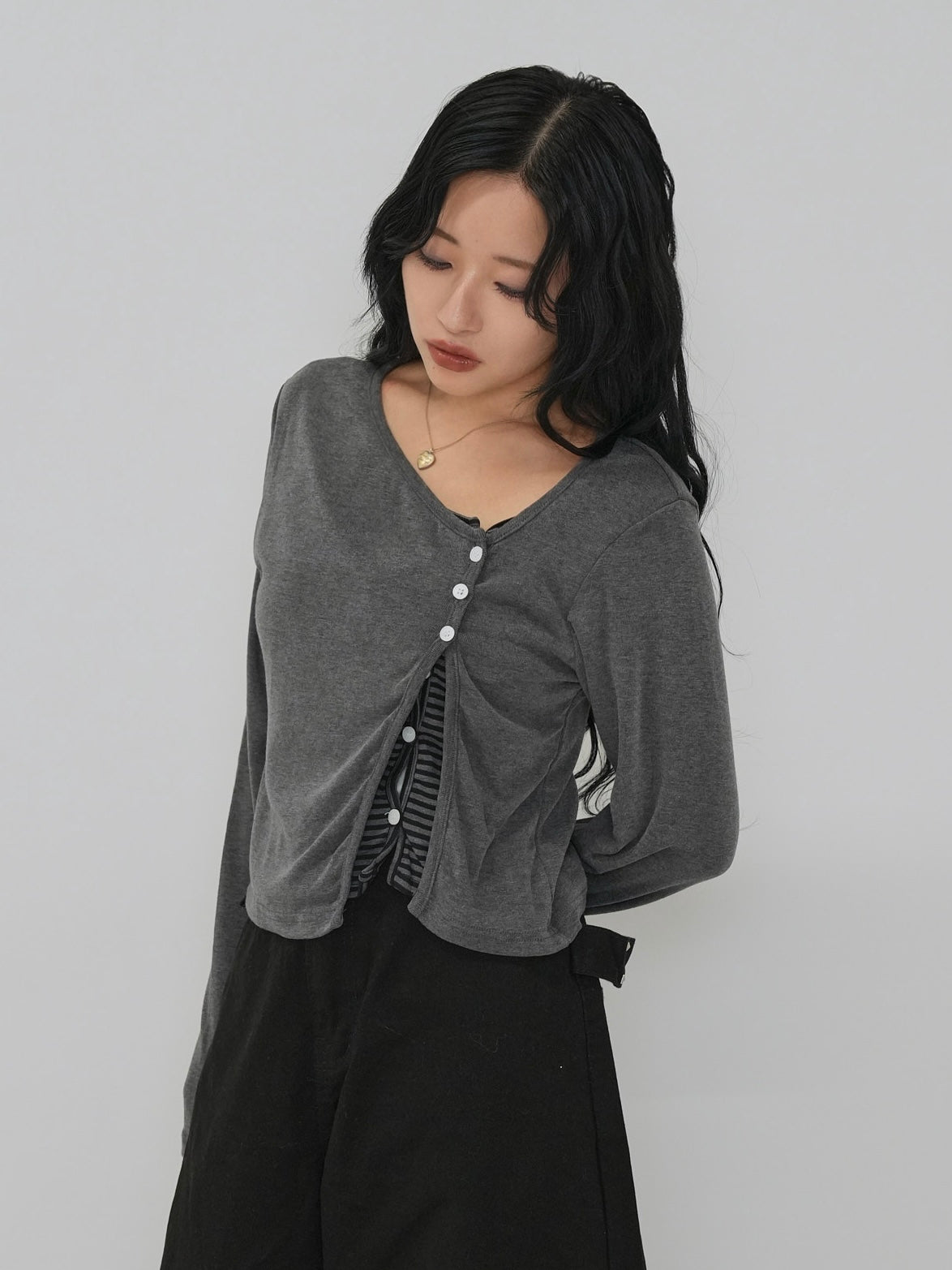 border peek cardigan