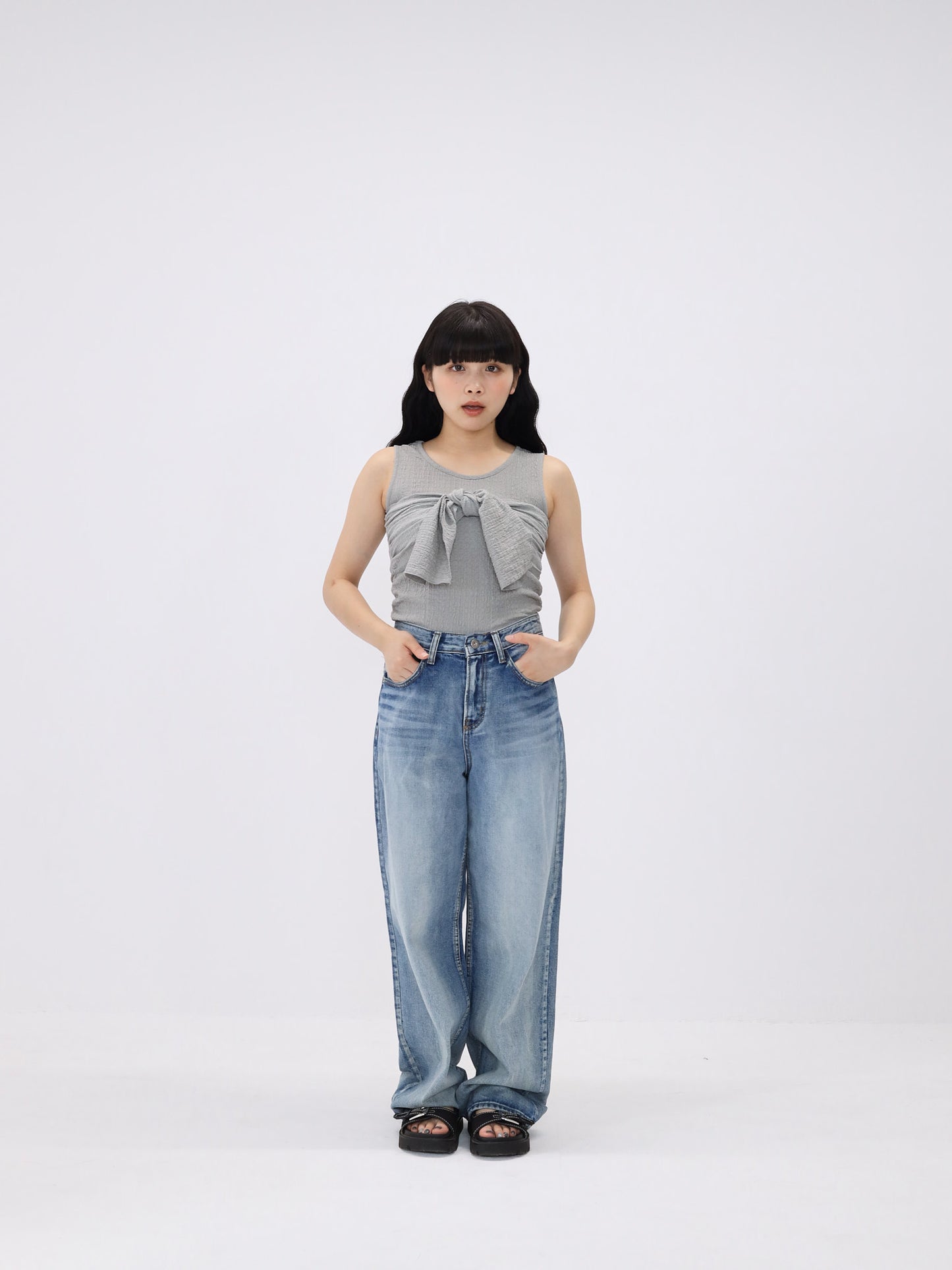 wash denim pants