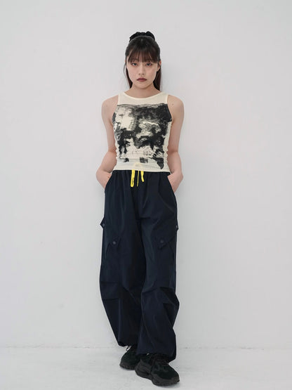 art print tank top
