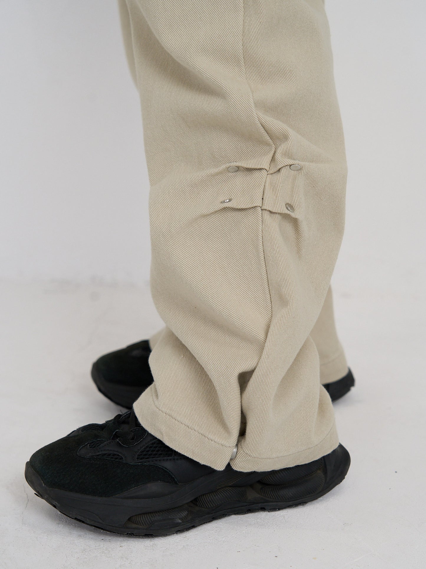 cotton side eyelet pants