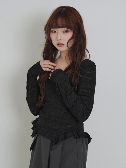 nuance lace tops