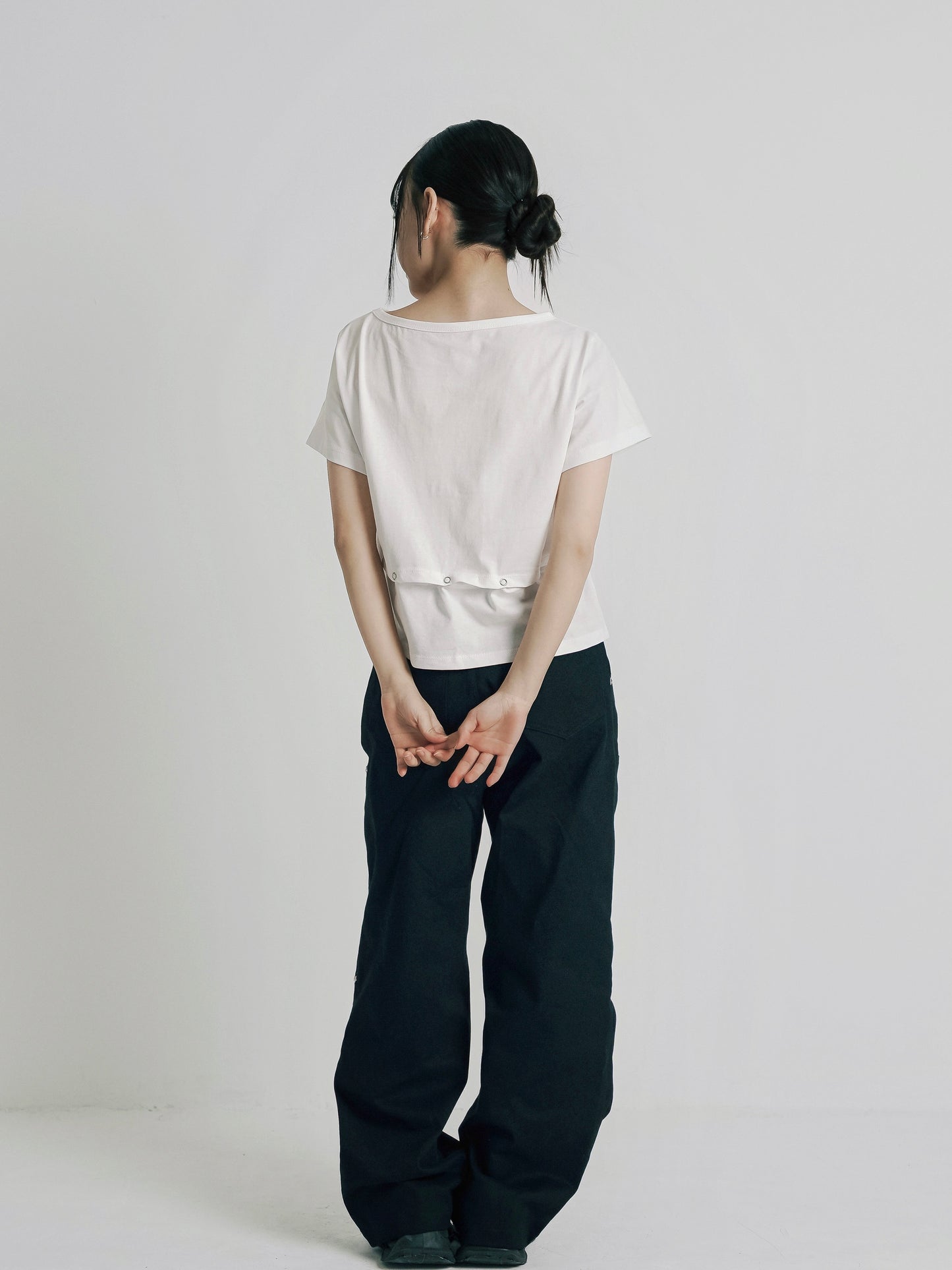 mini studs wide pants