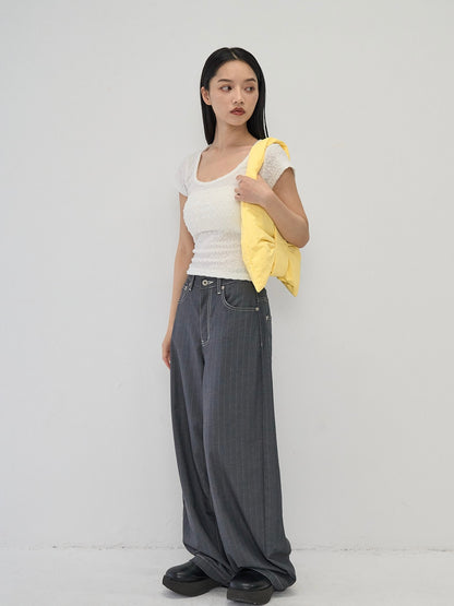 fluffy ribbon mini bag