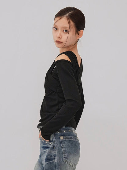 asymmetric shoulder tops