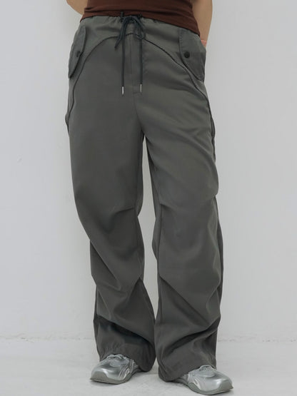 drawstring cargo pants