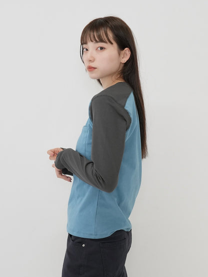 pocket raglan t