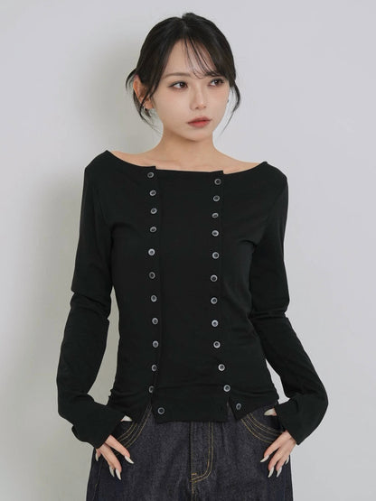 double row button tops
