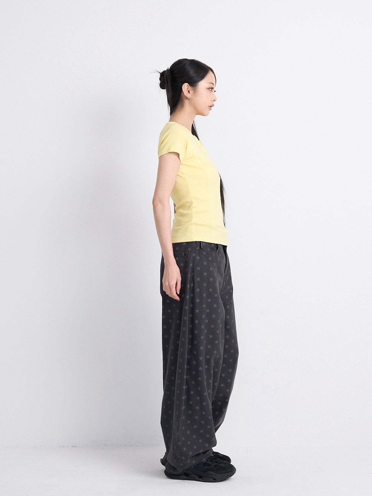 star dot balloon pants