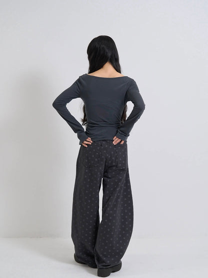 double row button tops