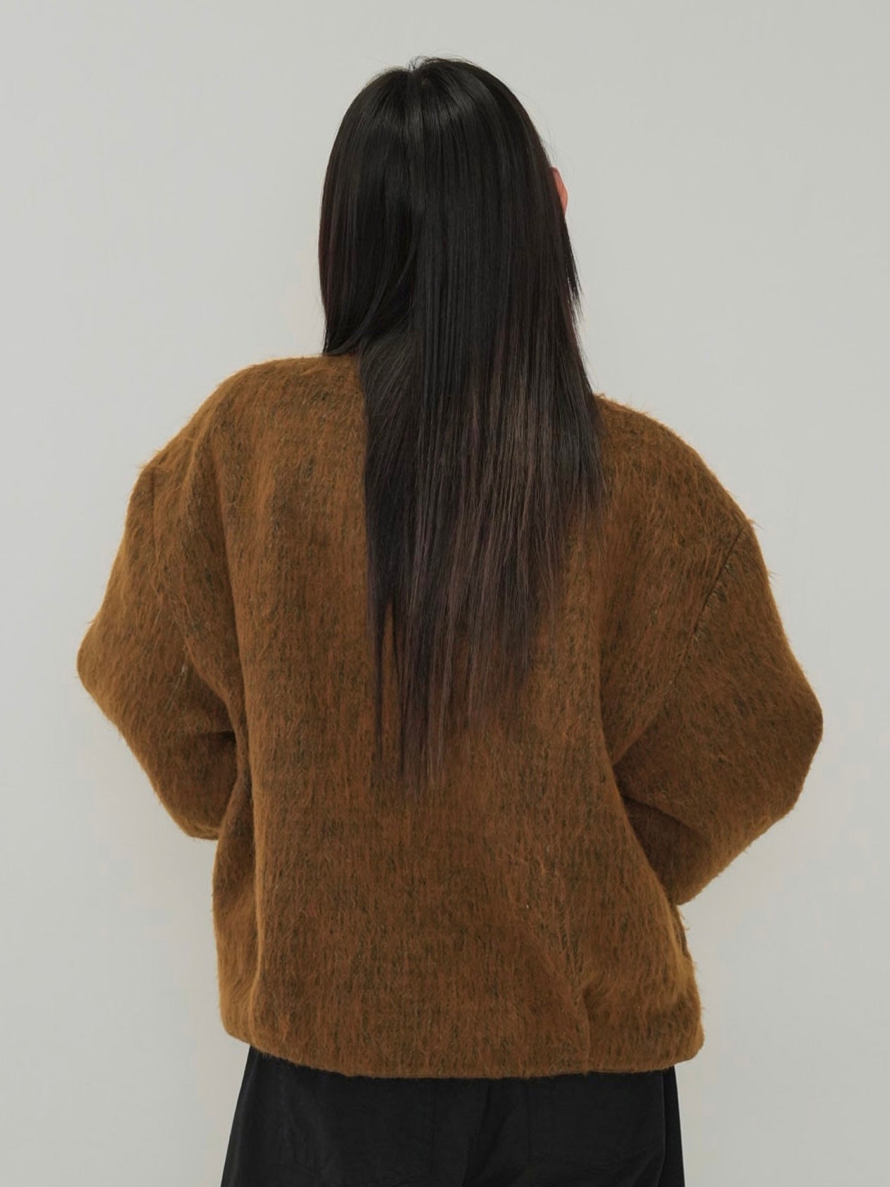 mohair tuck blouson – enewdnina