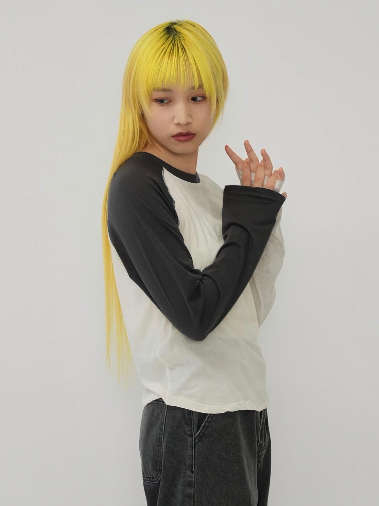 side flare raglan tops