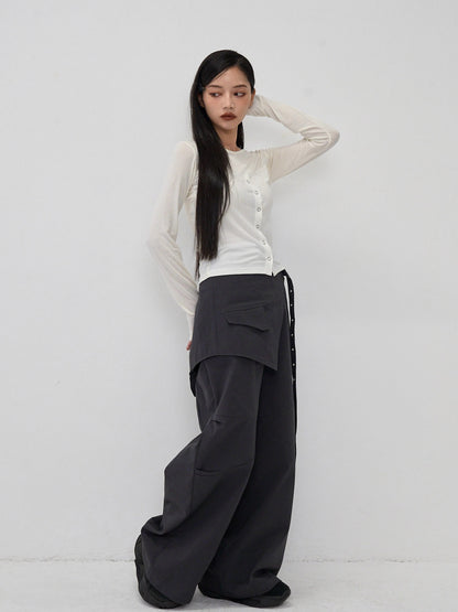 wrap cross pants