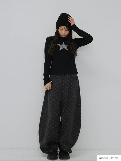 star leopard long t